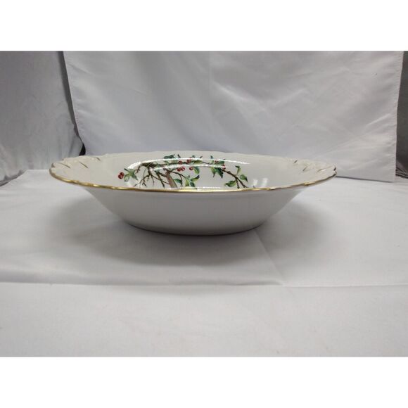 Royal Jackson Cherry Branch Oval Serving Bowl 10 inches Vintage Cottagecore - Picture 6 of 10